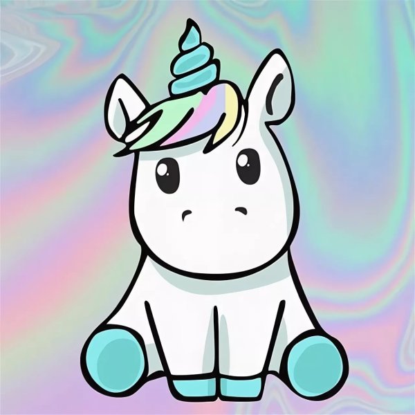 Единорог карандашом