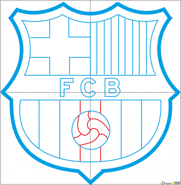 Раскраска ФК Барселона