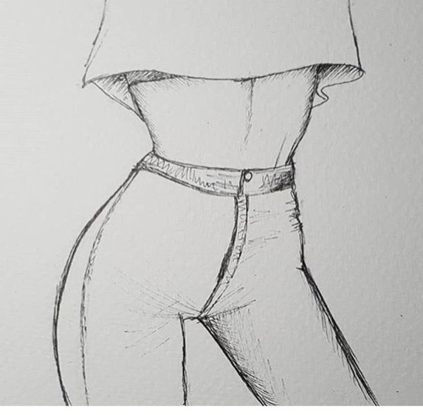 Рисование талии