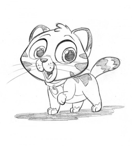 Рисунки для срисовки питомцы