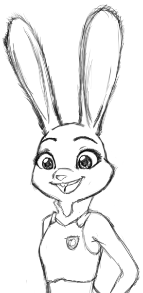 Джуди Хоппс скетч