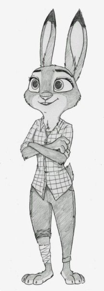 Рисование Джуди Хоппс