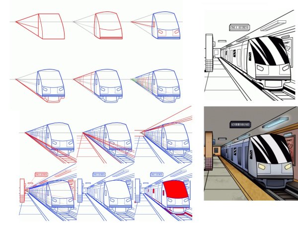 Раскраска метро