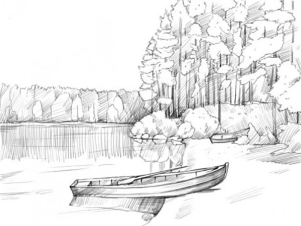 Горы рисунок легкий для срисовки