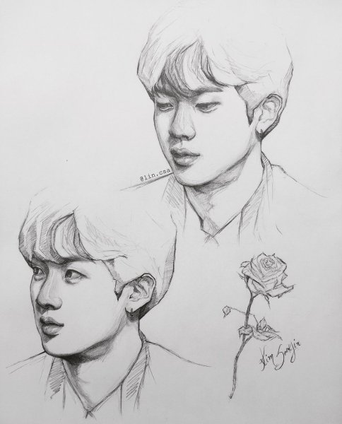 Скетч Ким Сокджин