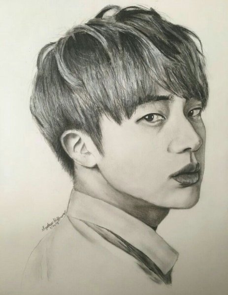 Портрет Джина из БТС