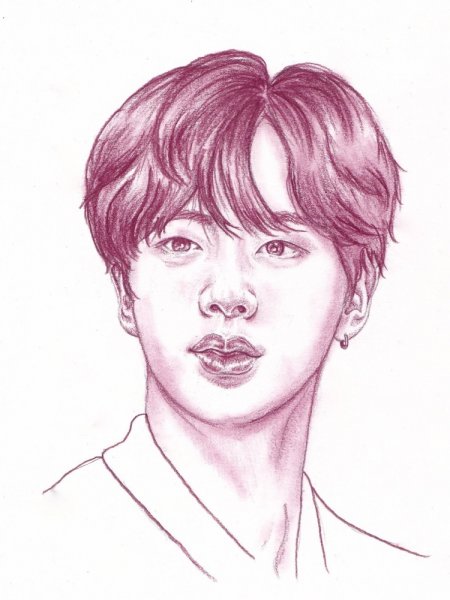 Портрет Джина БТС