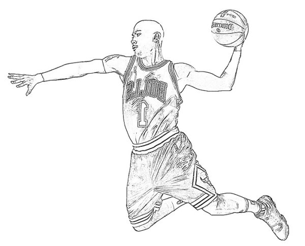 Баскетбол для срисовки