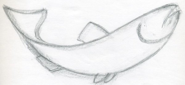 Рисование щука