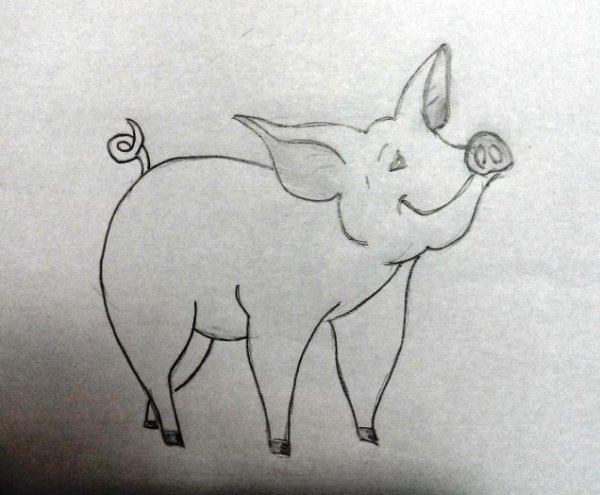 Рисунки карандашом легкие