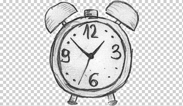 Нарисовать часы карандашом