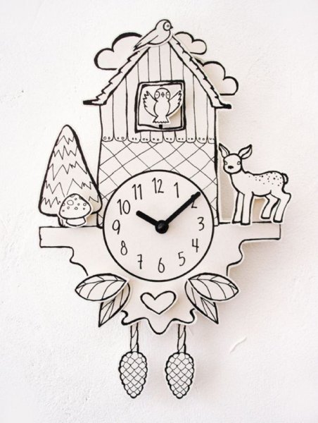 Часы "карандаши"