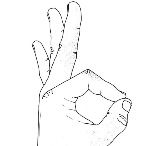 Ладонь для срисовки