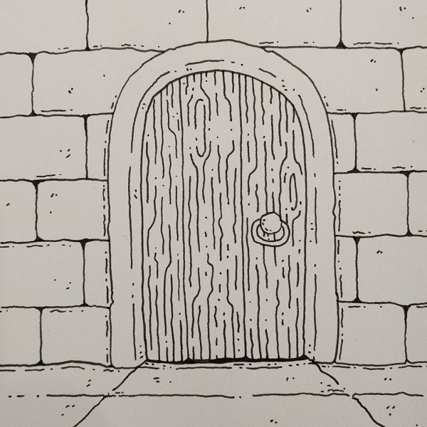 Дверь рисунок