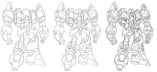 Трансформеры карандашом