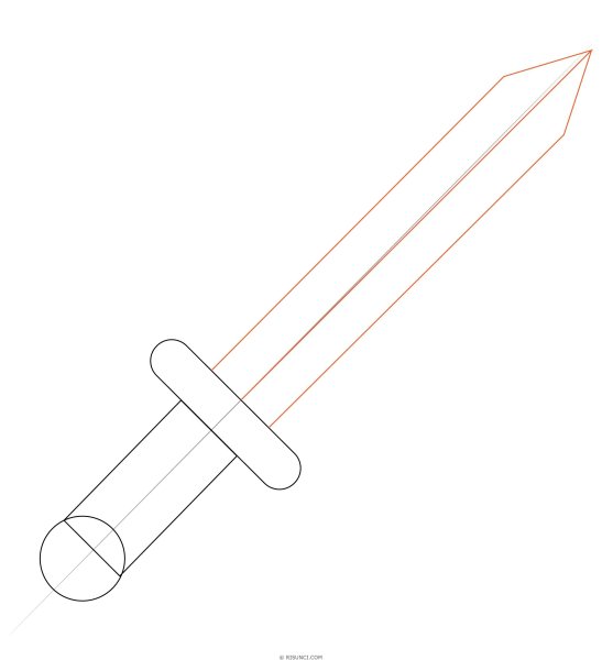 Меч рисунок