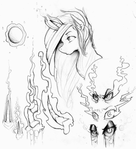 Фантастические рисунки для срисовки