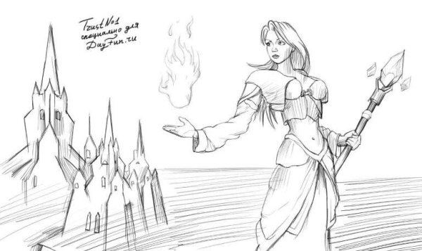 Магические рисунки карандашом