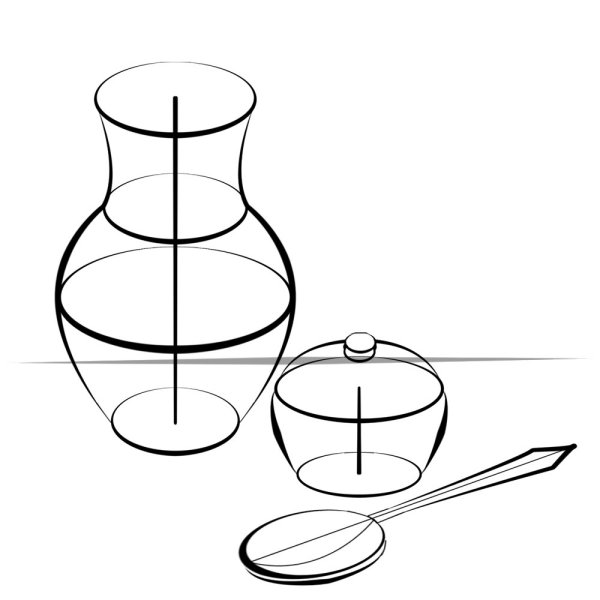 Натюрморт с эллипсами