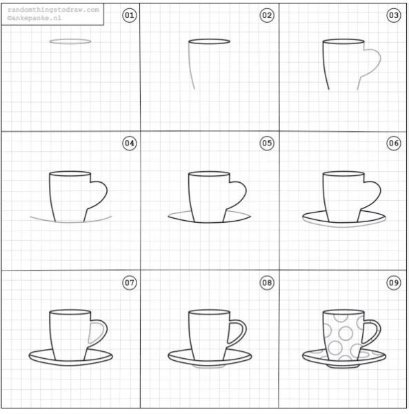 Чашка для рисования
