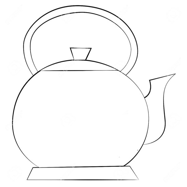 Поэтапное рисование тарелки