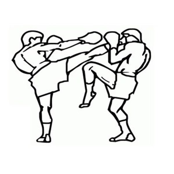 Раскраски для мальчиков борьба