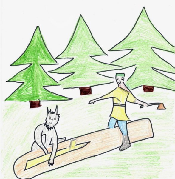 Рисунок Шурале Габдулла Тукай