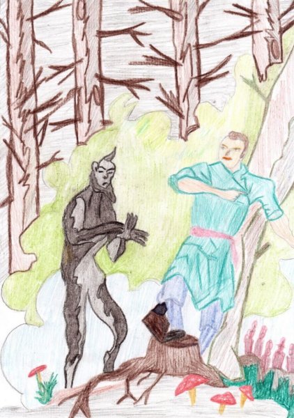 Рисунок Шурале Габдулла Тукай