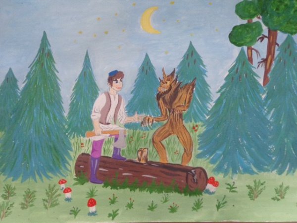 Шурале рисунок лёгкий