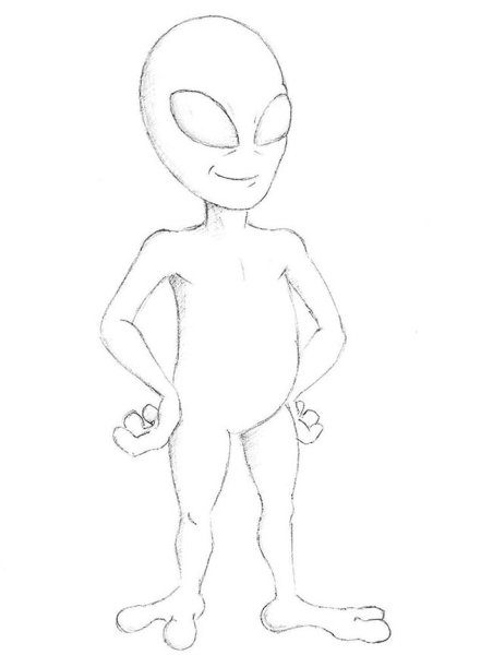 Рисование инопланетяне