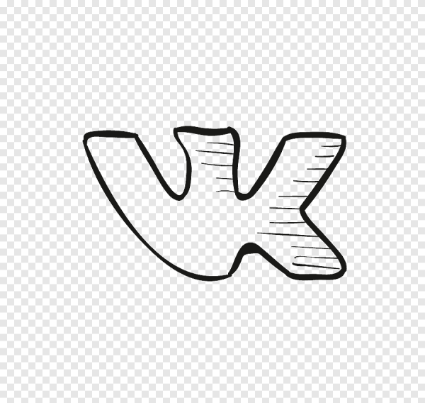 Нарисовать логотип ВК