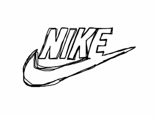 Эскиз логотипа Nike