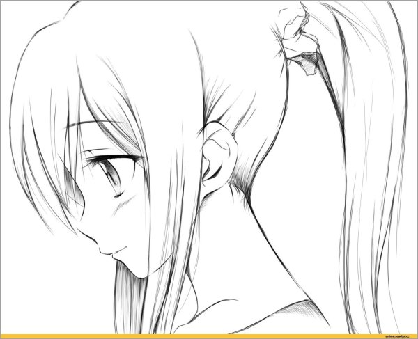 Аниме карандашом