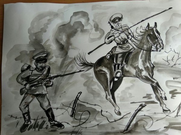 Тарас Бульба для срисовки