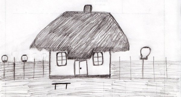 Казак рисунок карандашом