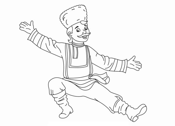 Казак рисунок карандашом