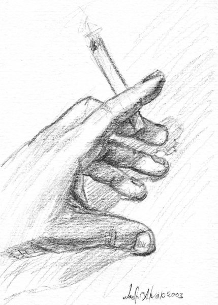 Рисунки для срисовки руки