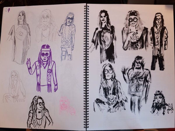 Рисунки в стиле хиппи