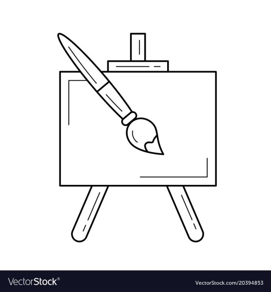 Мольберт мультяшный