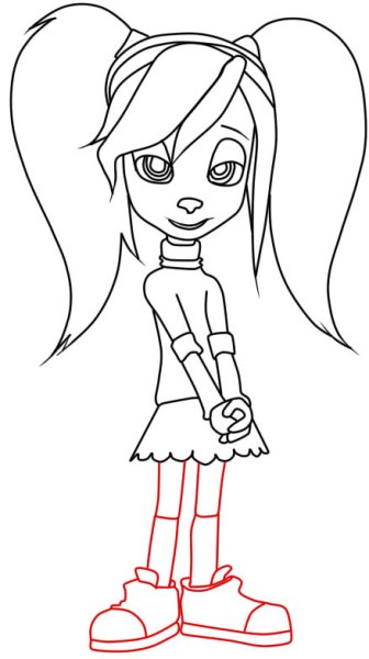 Раскраска Барбоскины роза