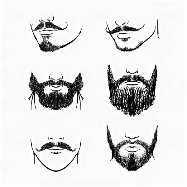 Борода набросок