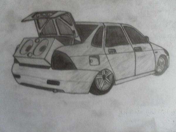 Нарисовать машину