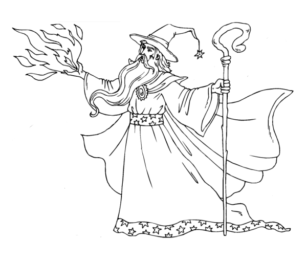 Раскраска магия