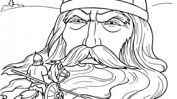 Опера Руслан и Людмила раскраска