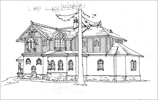 Архитектурный эскиз Терема