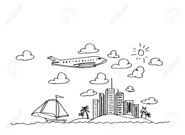 Путешествие рисунок