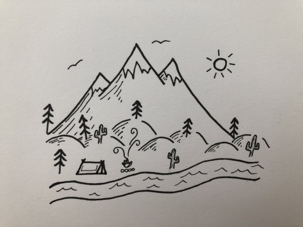 Карта острова Робинзона Крузо