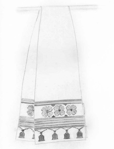 Эскиз полотенца