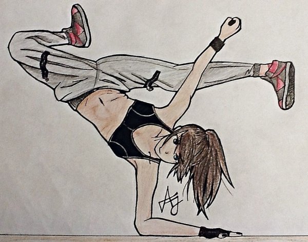 Балерина рисунок