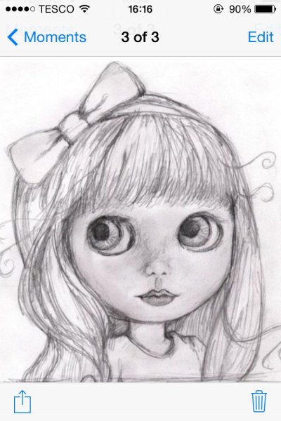 Поэтапное рисование принцессы для детей